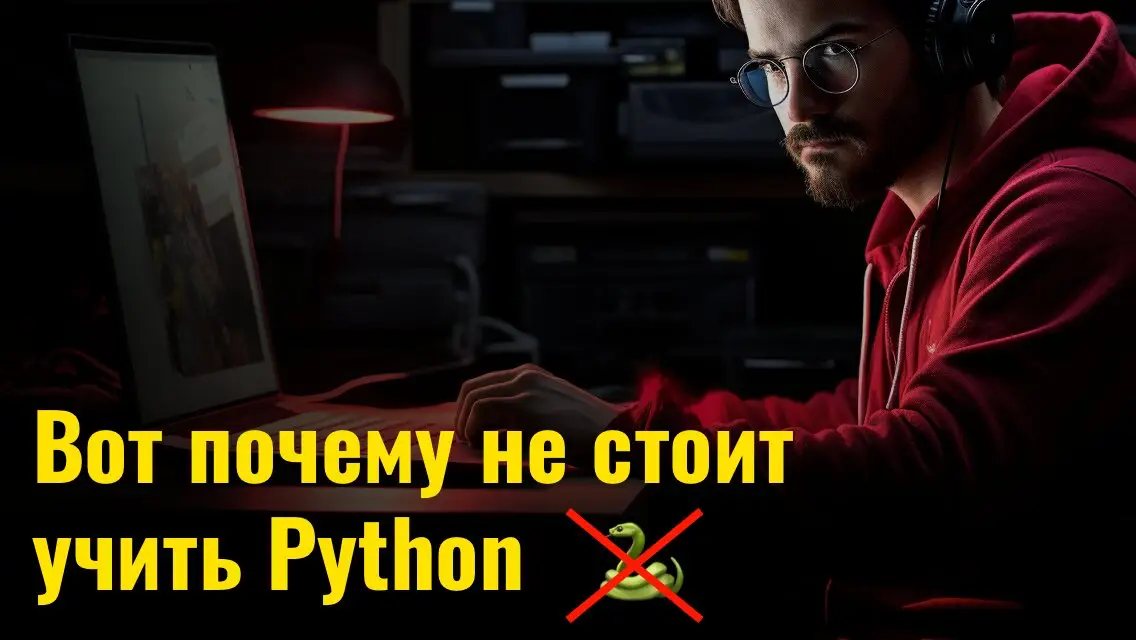 Почему вам не стоит учить Python