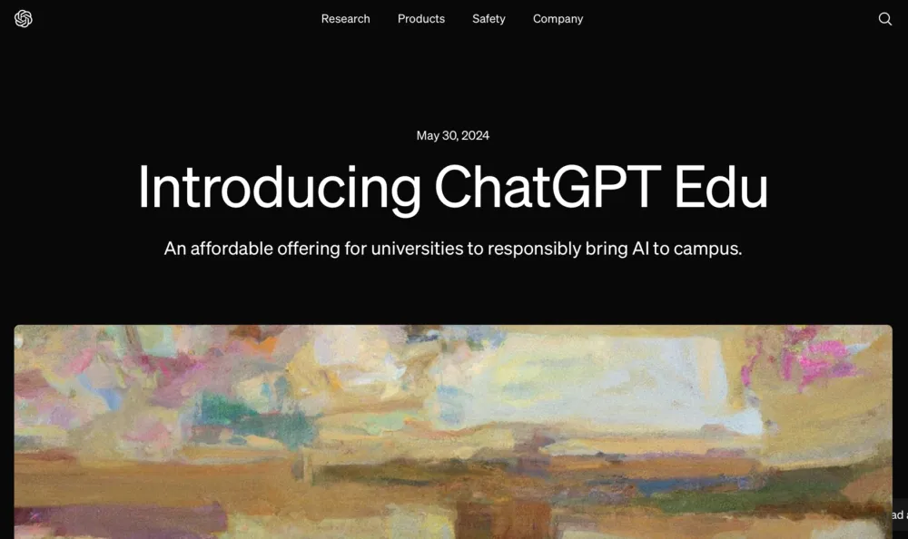 ChatGPT Edu поможет написать диплом и заменит репетитора